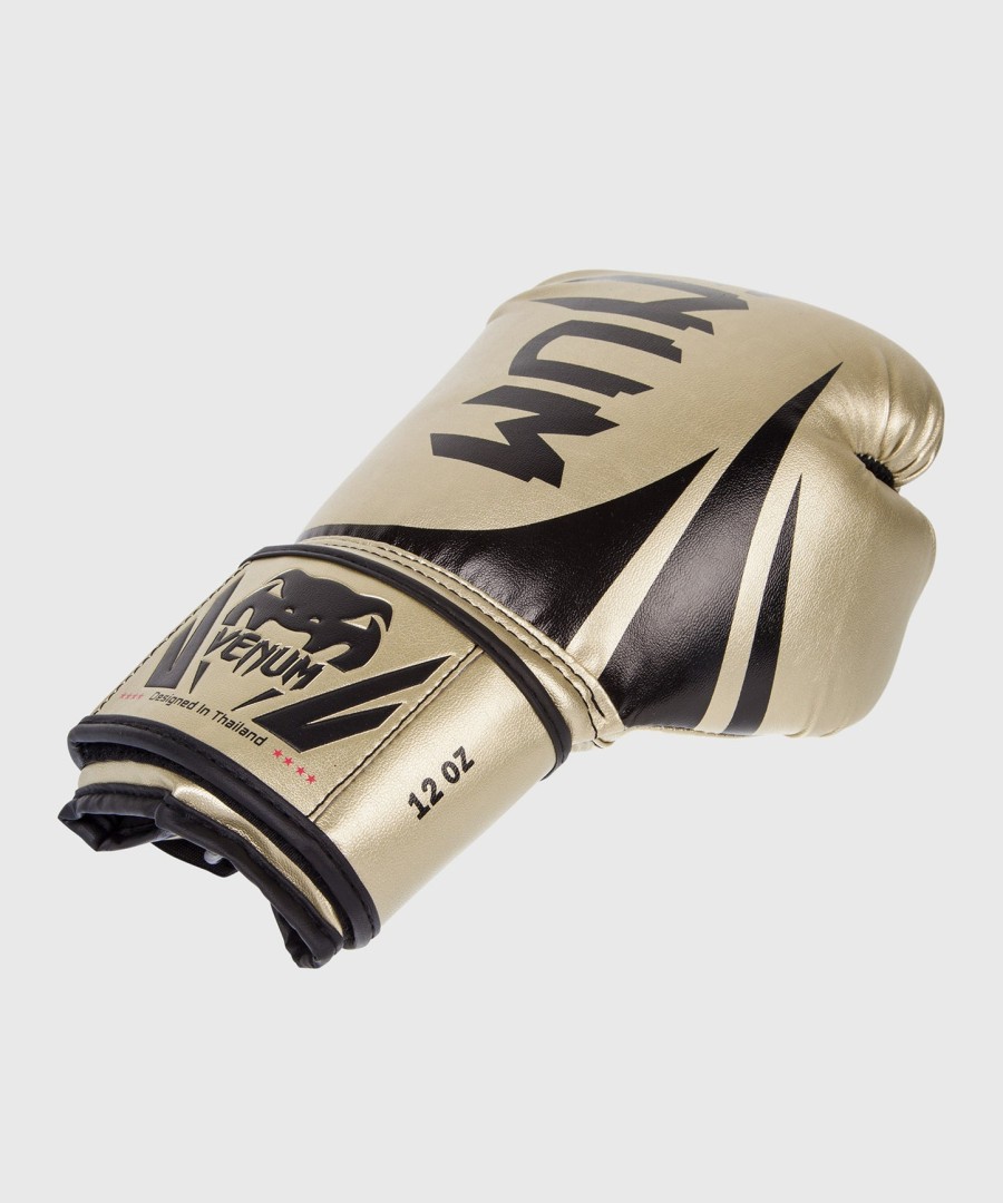 luvas de boxe venum challenger 2.0 - douradas