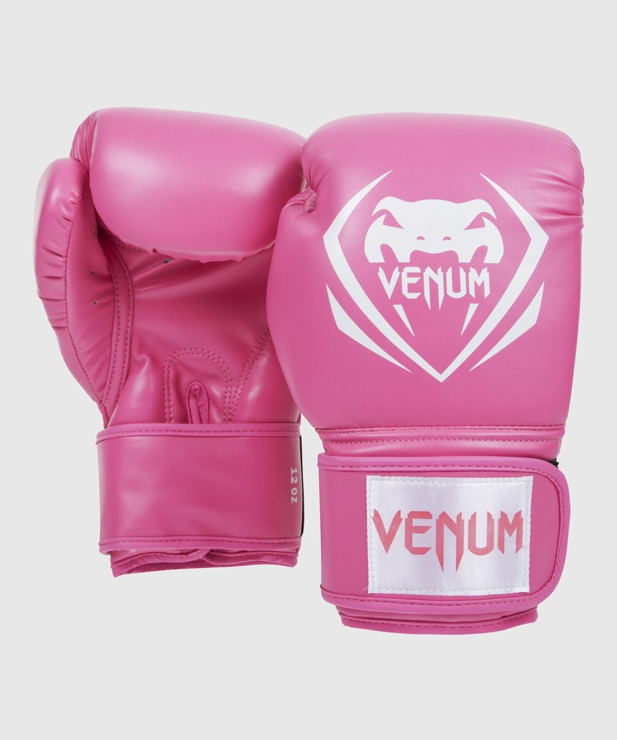 luvas de boxe venum contender - rosa