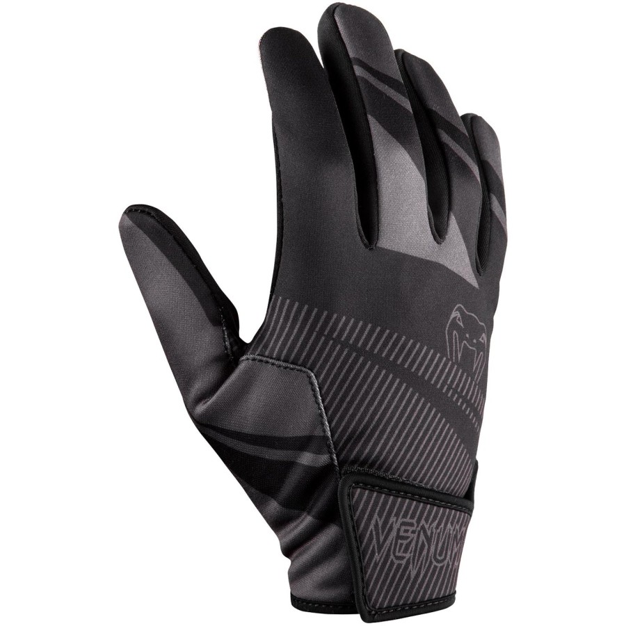luvas venum runner - pretocinza