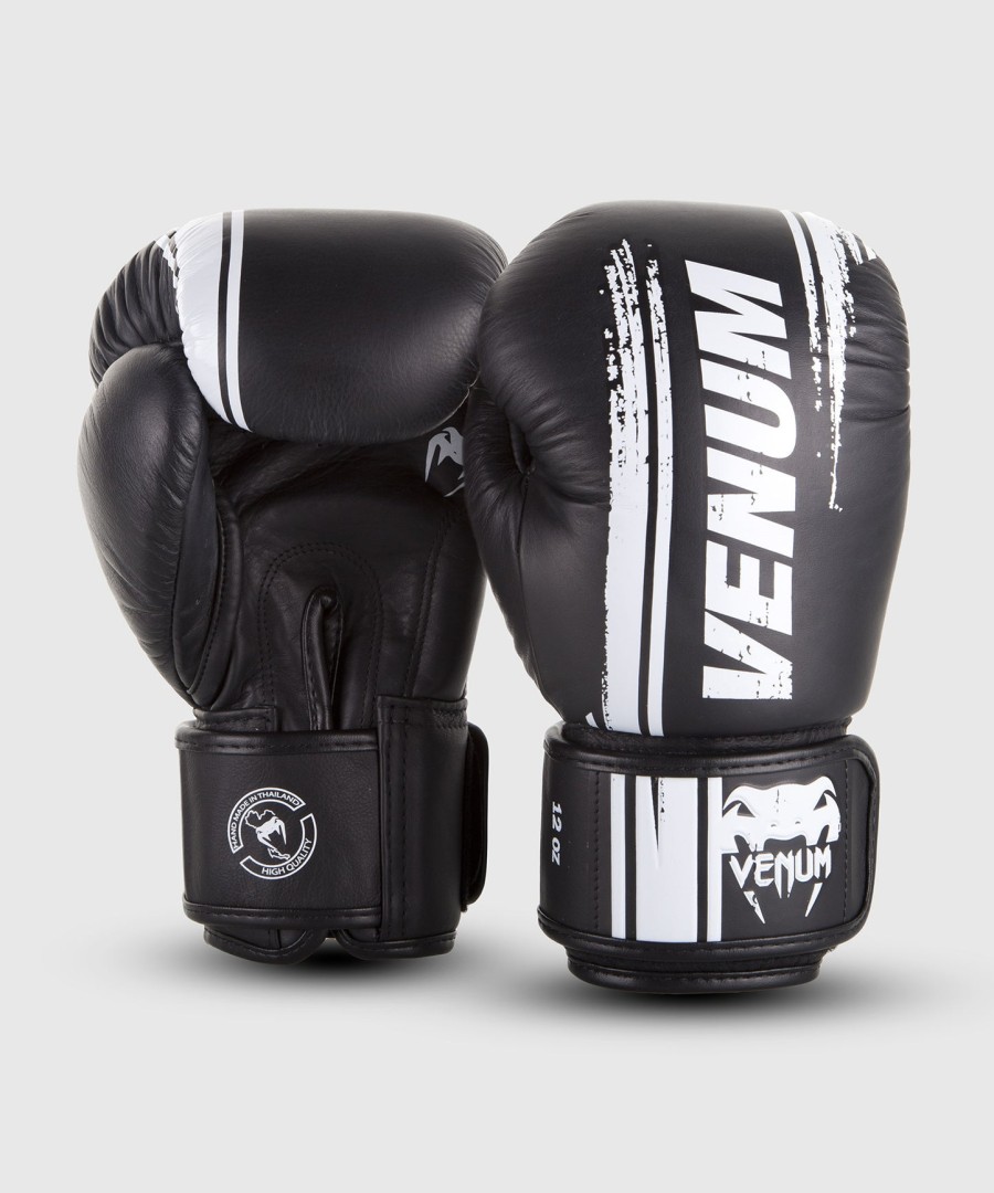 luvas de boxe venum bangkok spirit - couro nappa - pretas