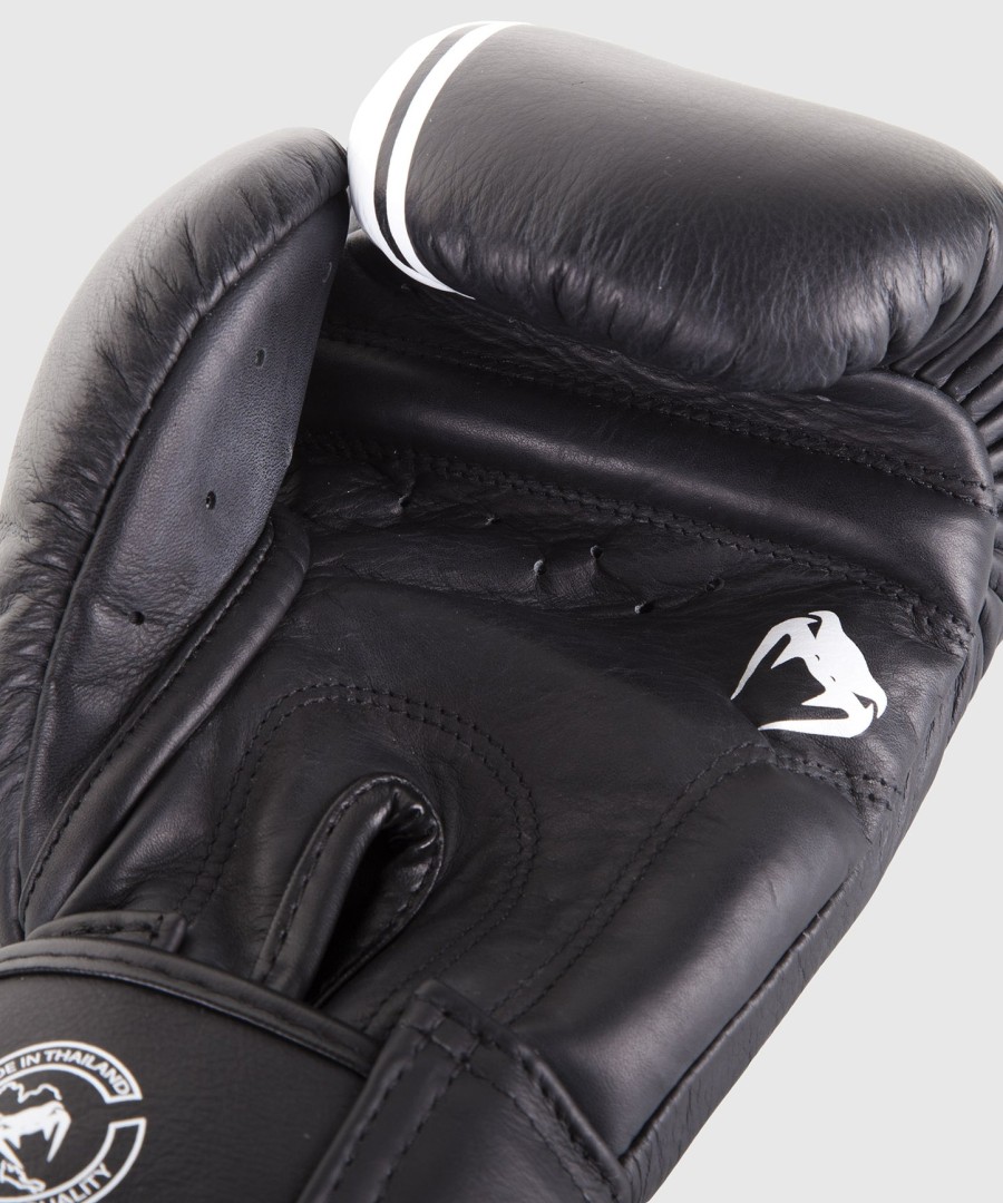 luvas de boxe venum bangkok spirit - couro nappa - pretas