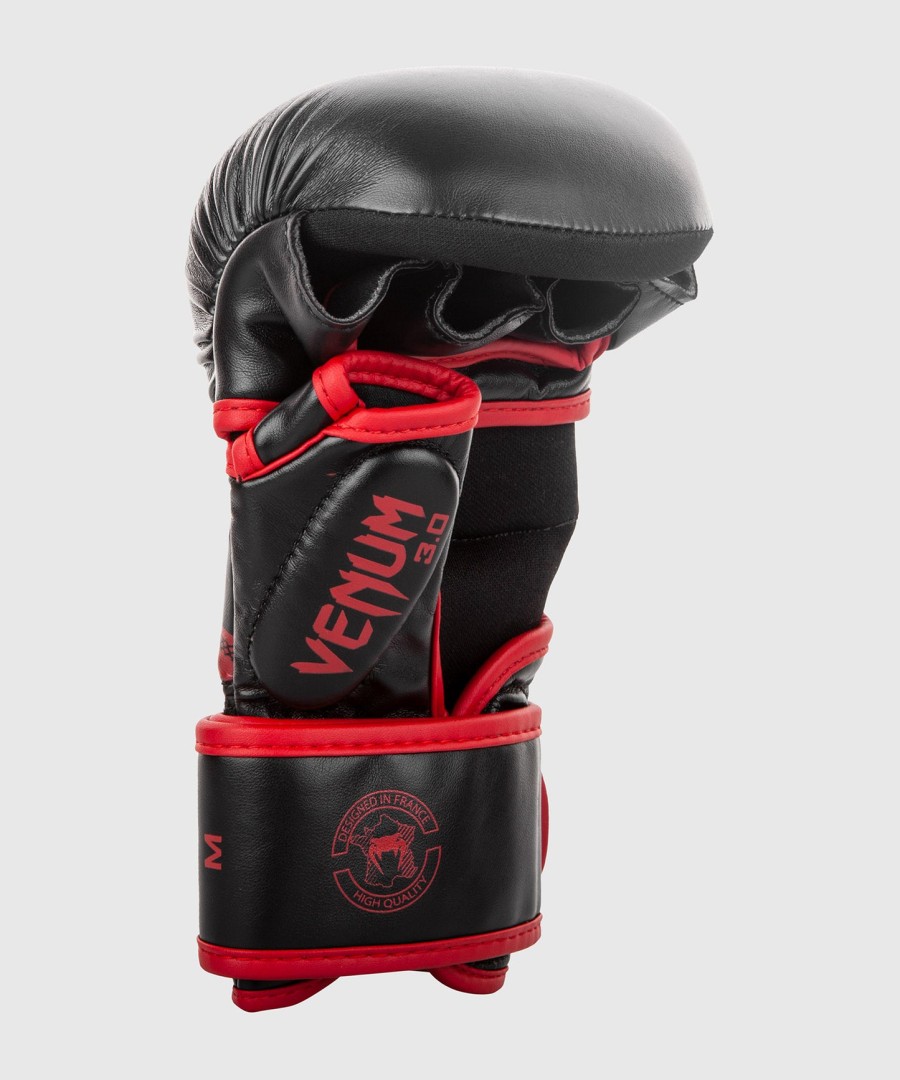 luvas de sparring venum challenger 3.0 - pretovermelho