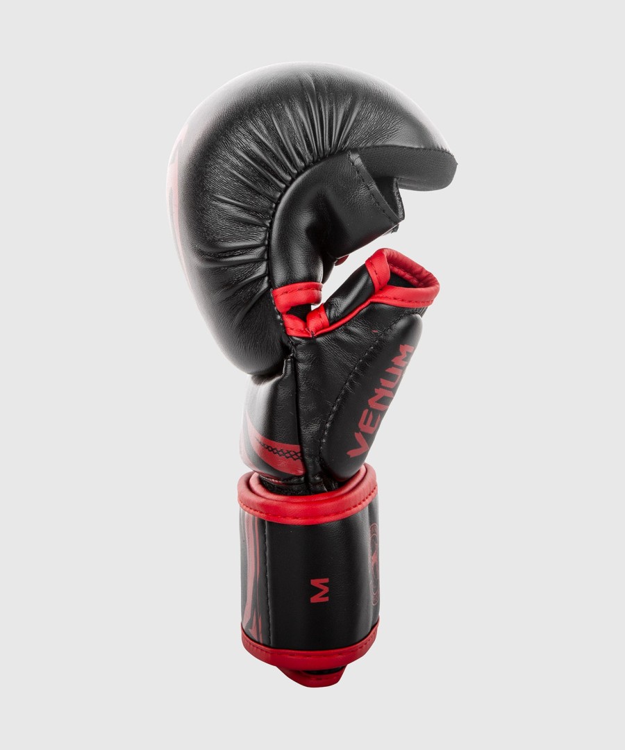 luvas de sparring venum challenger 3.0 - pretovermelho