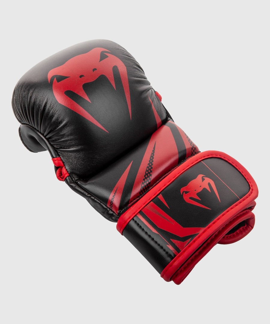 luvas de sparring venum challenger 3.0 - pretovermelho