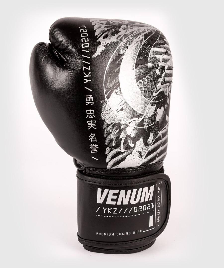 luvas de boxe venum ykz21 - para crianças - pretobranco