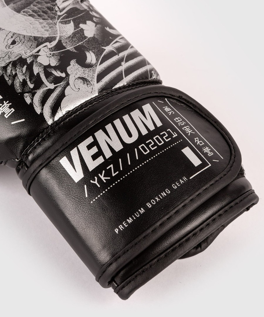 luvas de boxe venum ykz21 - para crianças - pretobranco