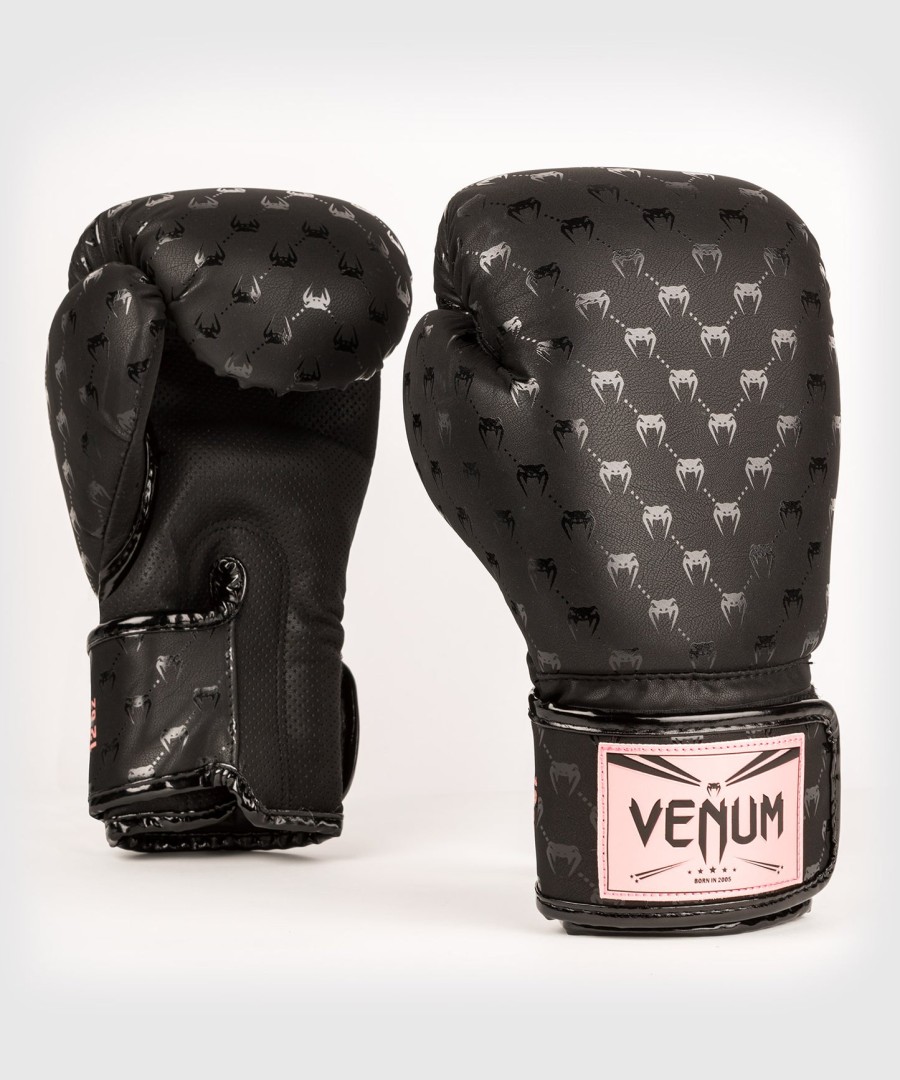 luvas de boxe venum impact monogram - pretorosa dourado