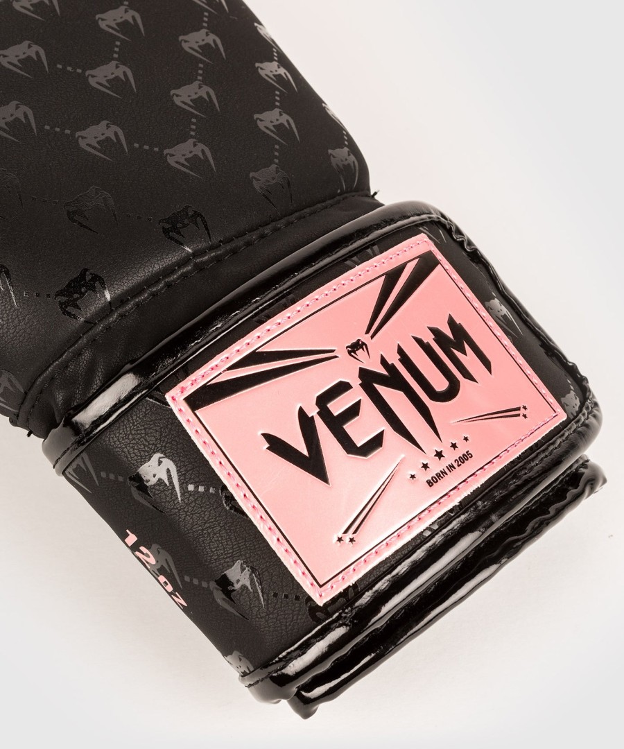 luvas de boxe venum impact monogram - pretorosa dourado