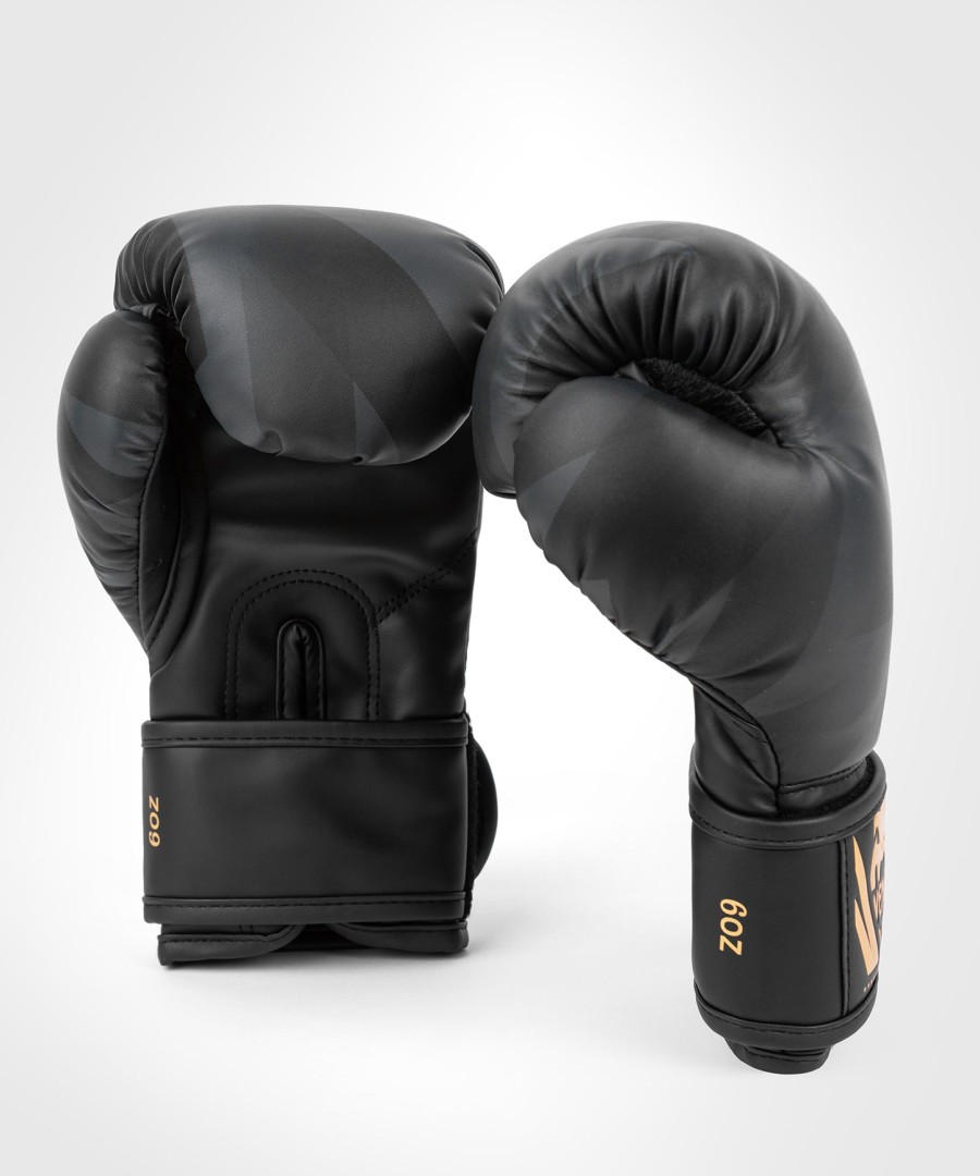 luvas de boxe venum razor - para crianças - pretodourado