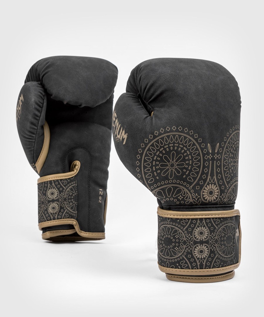 luvas de boxe venum santa muerte dark side - pretomarrom