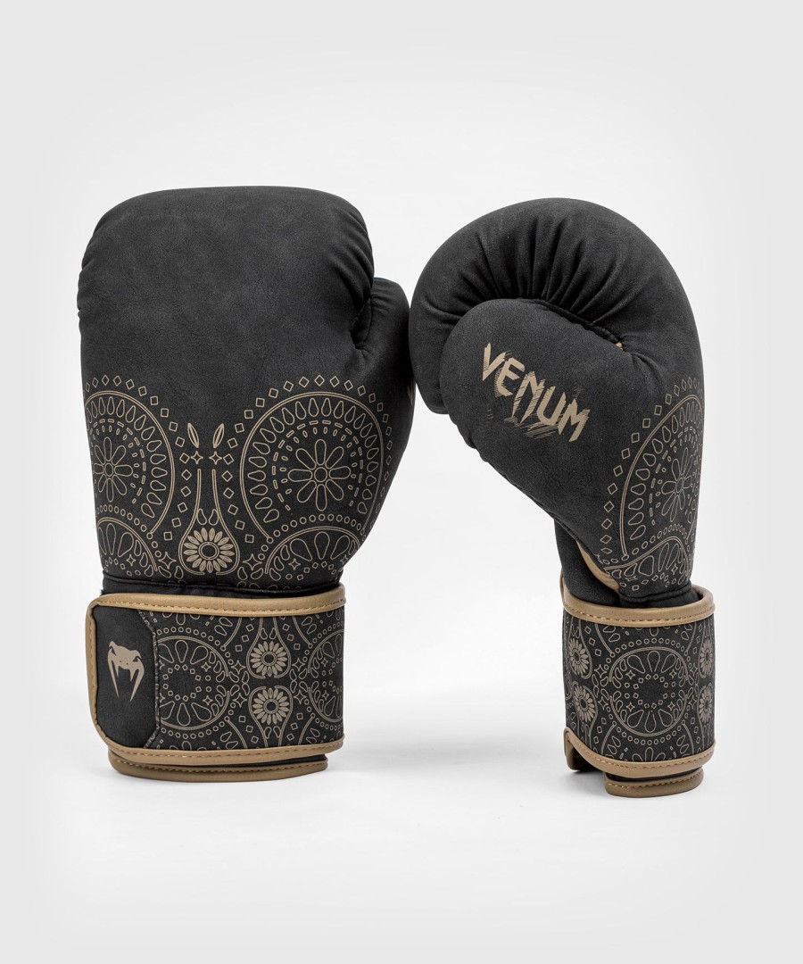 luvas de boxe venum santa muerte dark side - pretomarrom