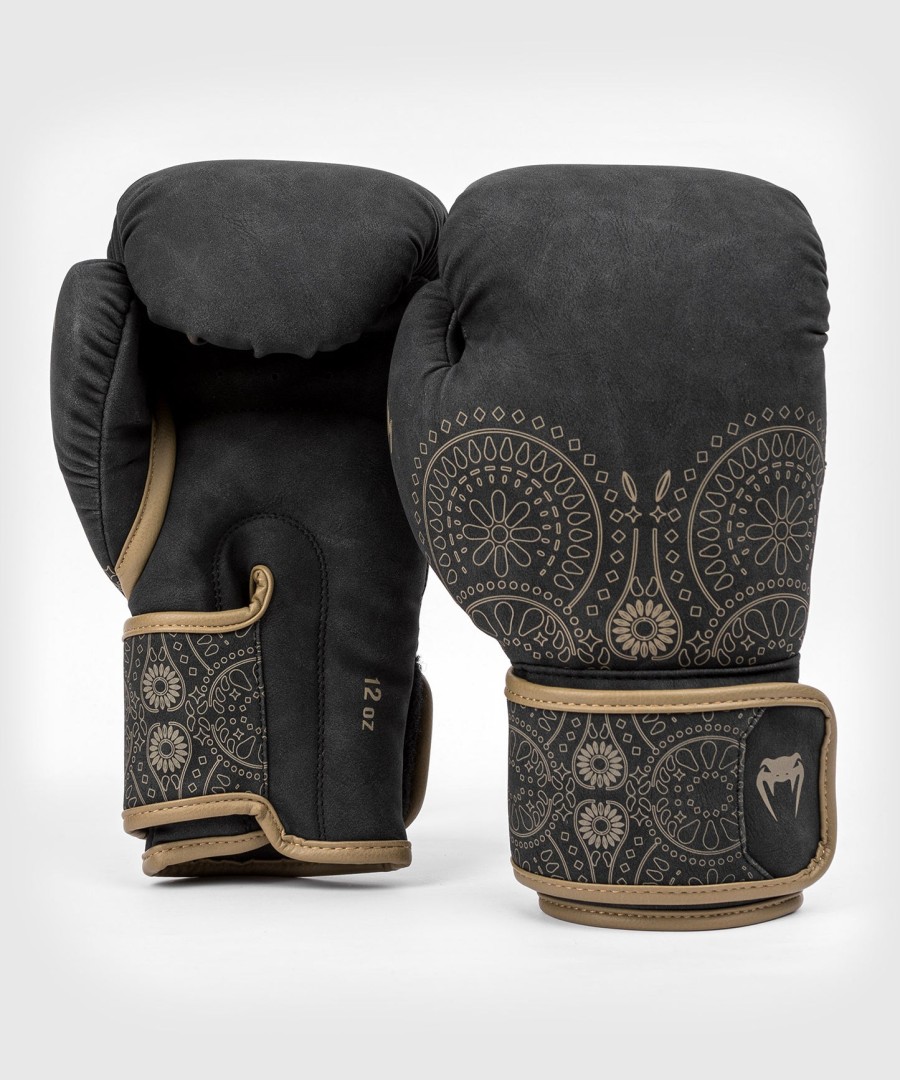 luvas de boxe venum santa muerte dark side - pretomarrom