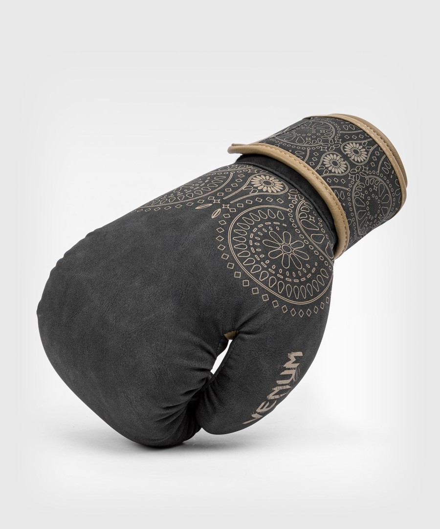luvas de boxe venum santa muerte dark side - pretomarrom