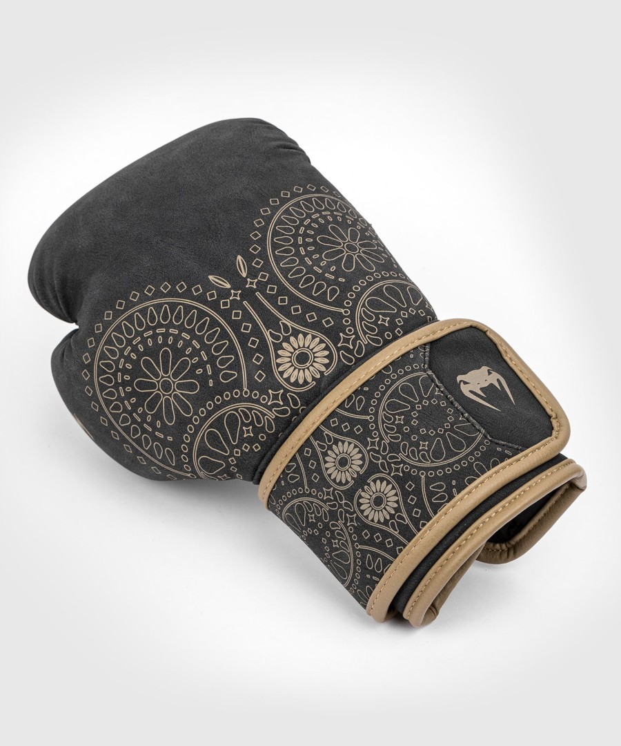 luvas de boxe venum santa muerte dark side - pretomarrom