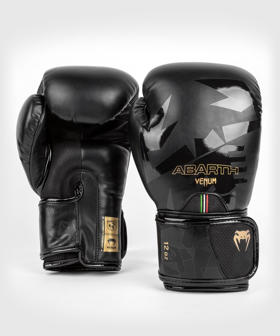 luvas de boxe venum abarth 1 - pretodourado