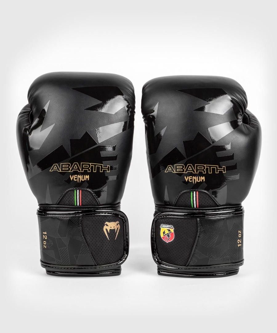 luvas de boxe venum abarth 1 - pretodourado