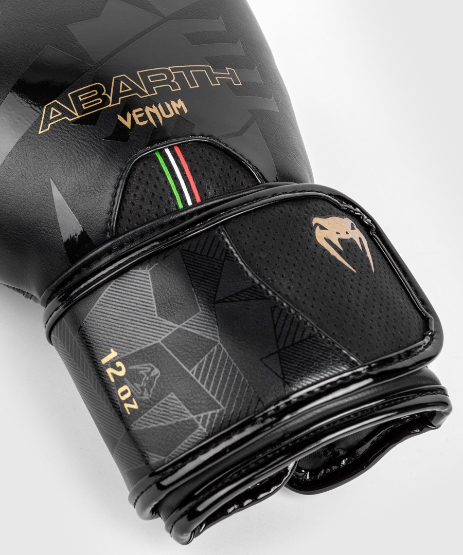 luvas de boxe venum abarth 1 - pretodourado