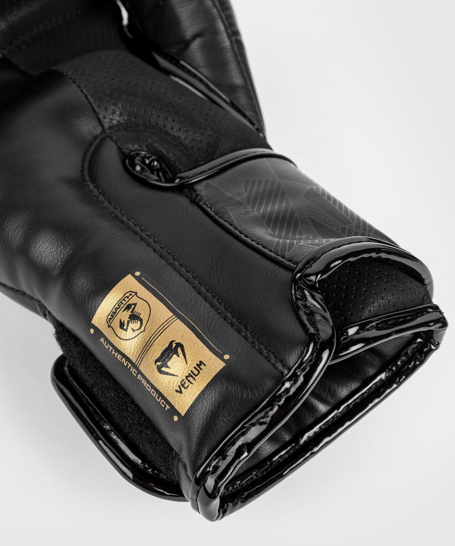 luvas de boxe venum abarth 1 - pretodourado