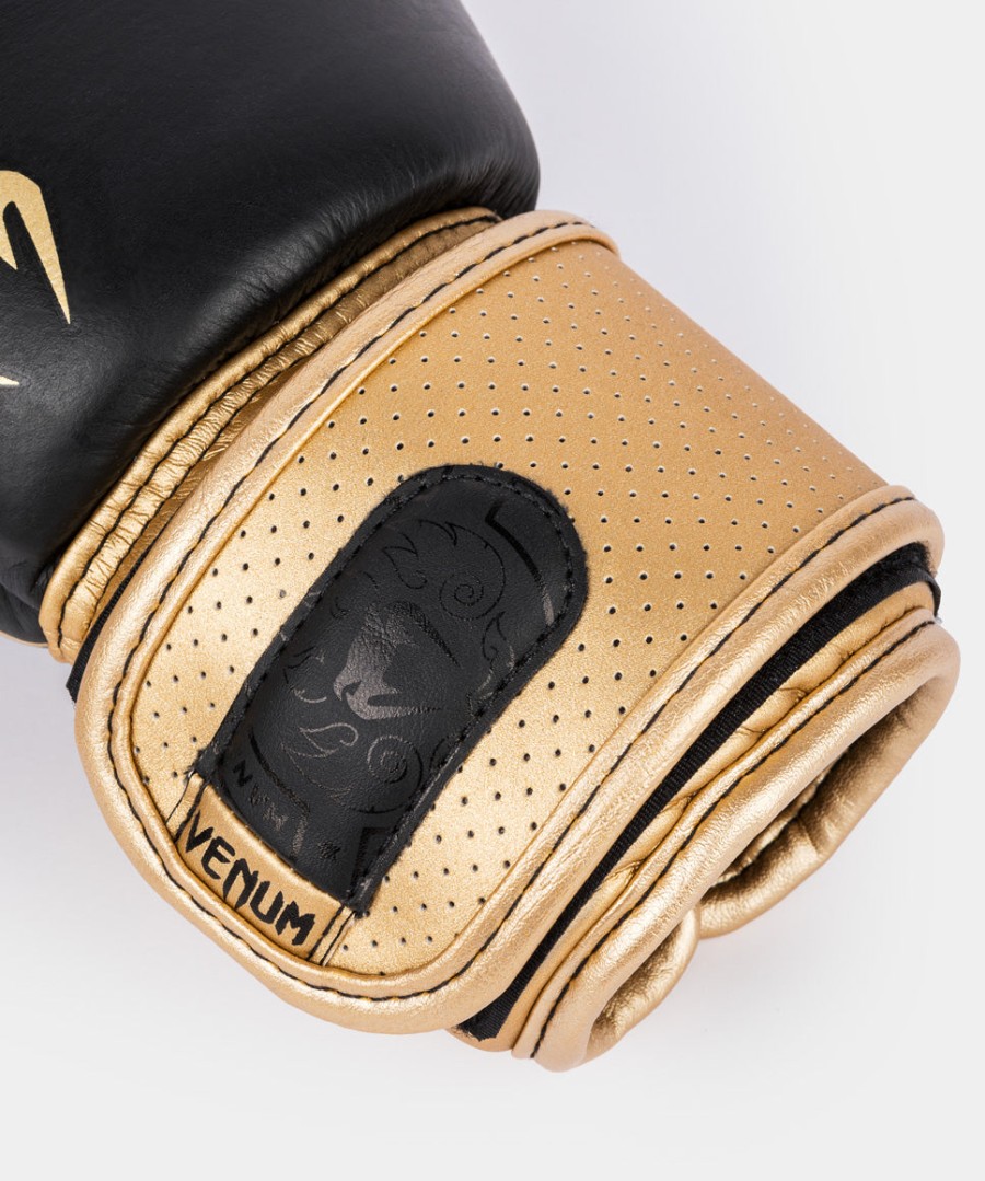 luvas de boxe venum power 2.0 - pretodourado