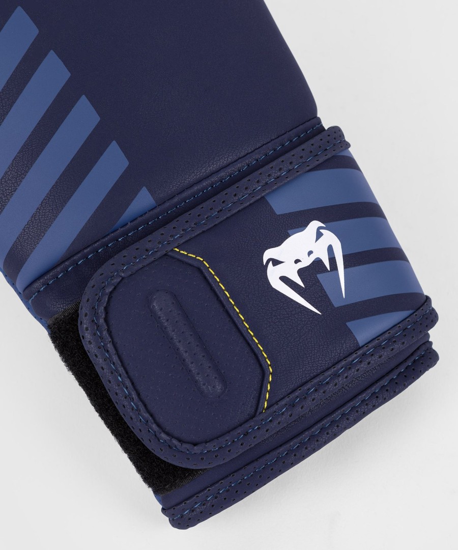 luvas de boxe venum sport 05 - azulamarelo
