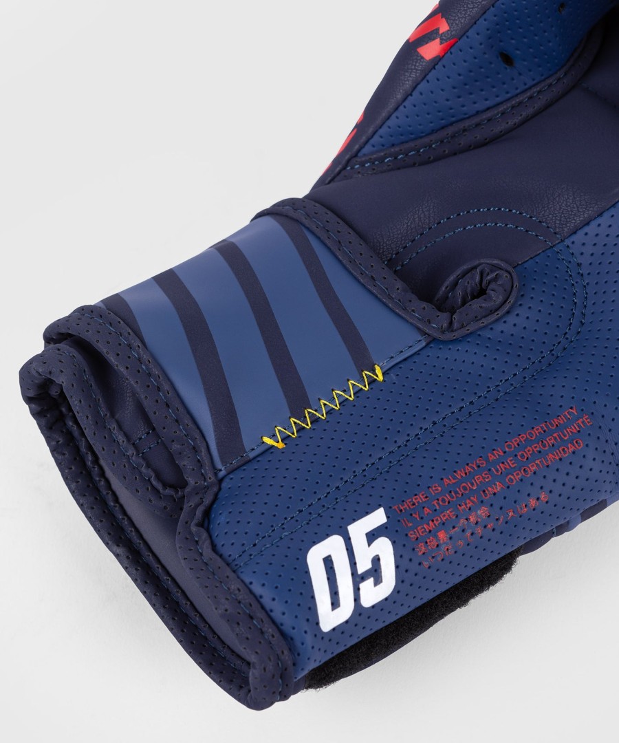 luvas de boxe venum sport 05 - azulamarelo