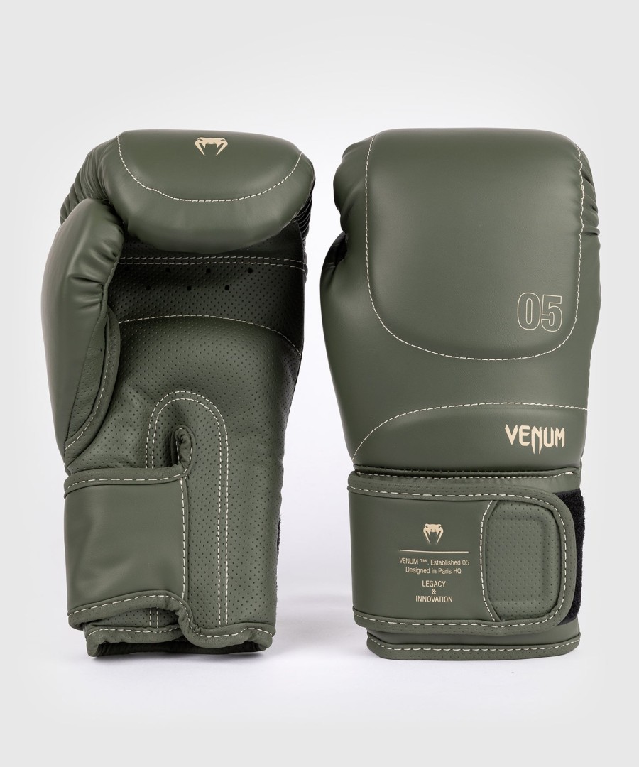 luvas de boxe venum impact evo - verde militar