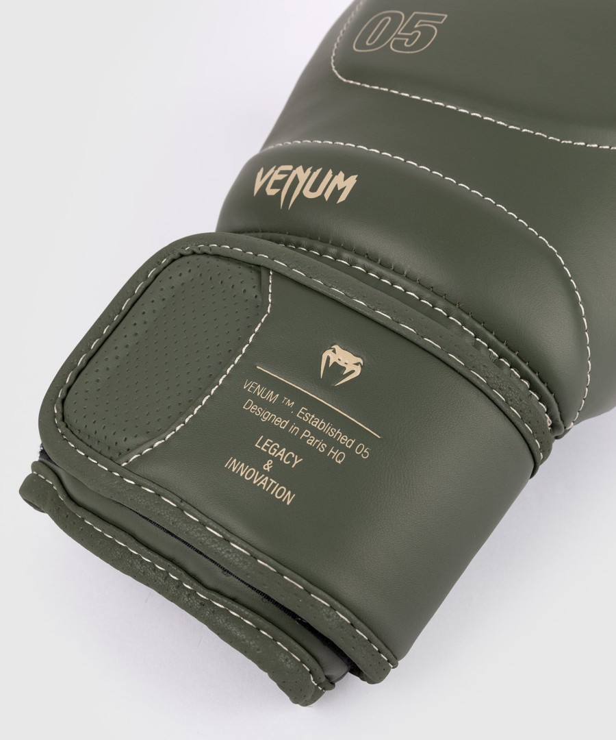 luvas de boxe venum impact evo - verde militar