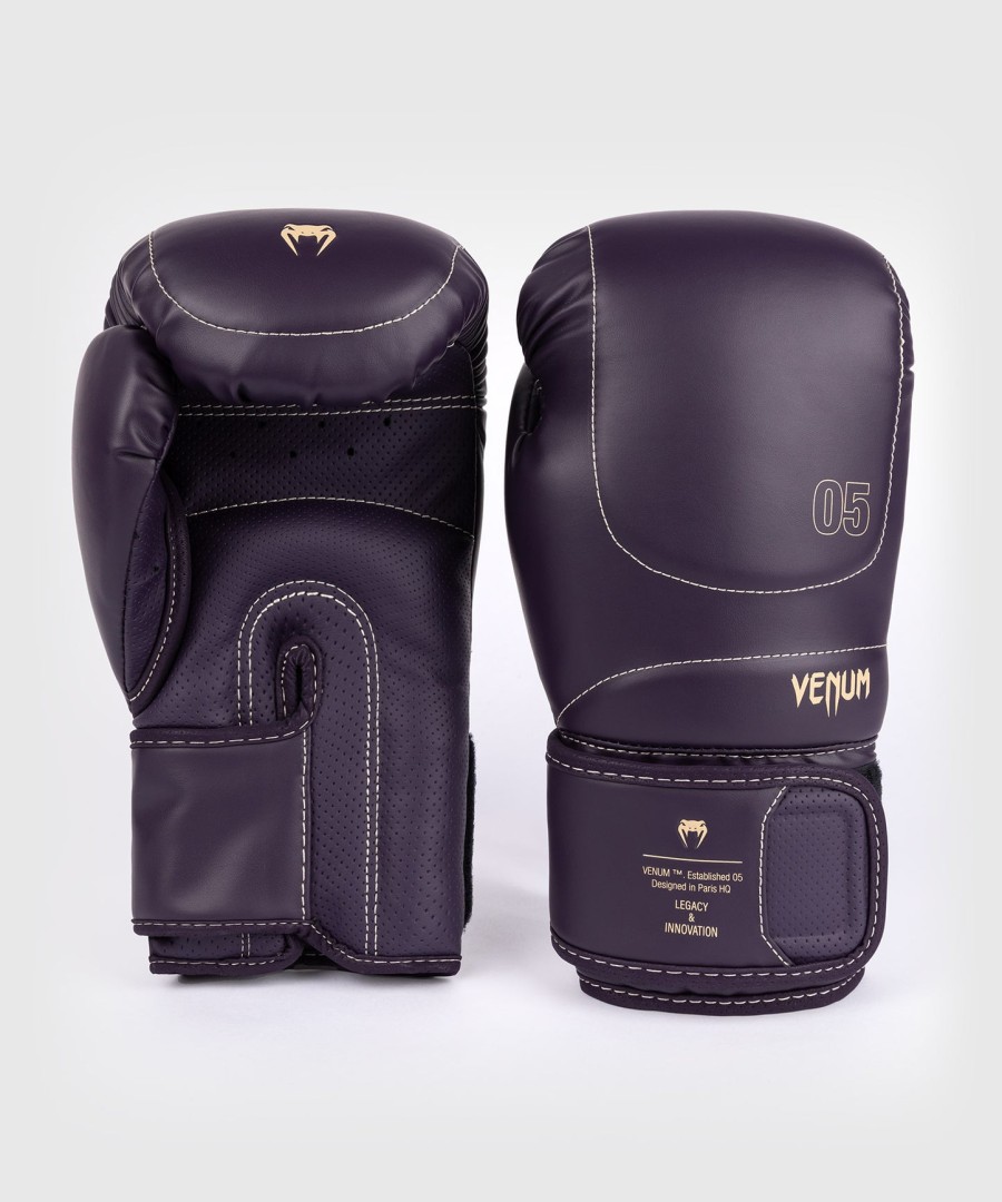 luvas de boxe venum impact evo - roxo escuro