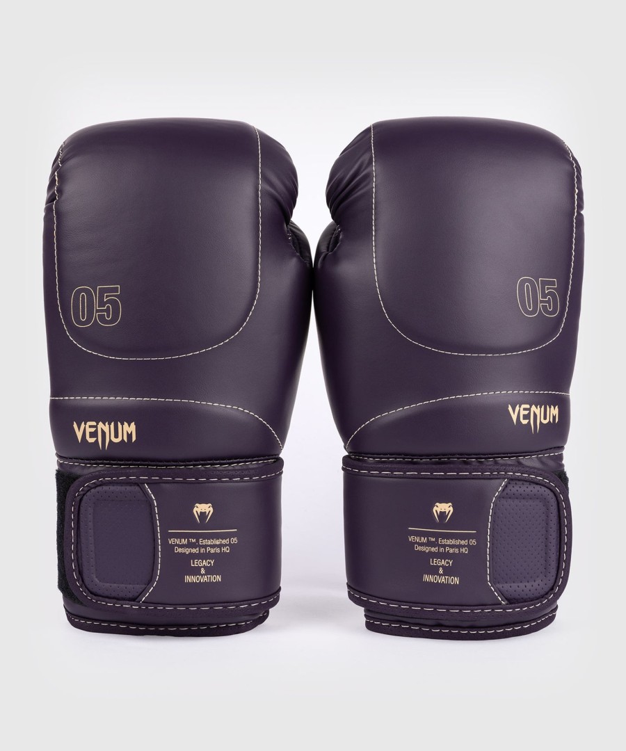 luvas de boxe venum impact evo - roxo escuro