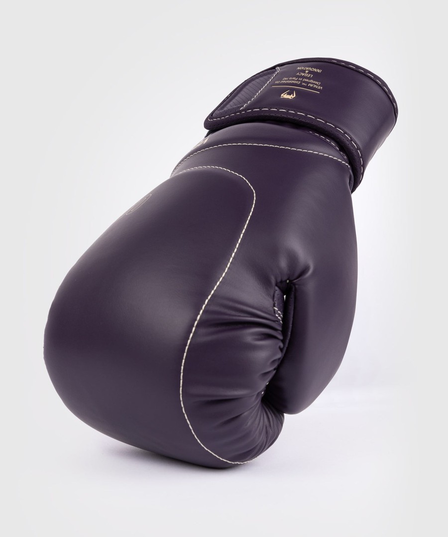 luvas de boxe venum impact evo - roxo escuro