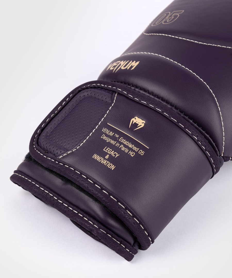 luvas de boxe venum impact evo - roxo escuro
