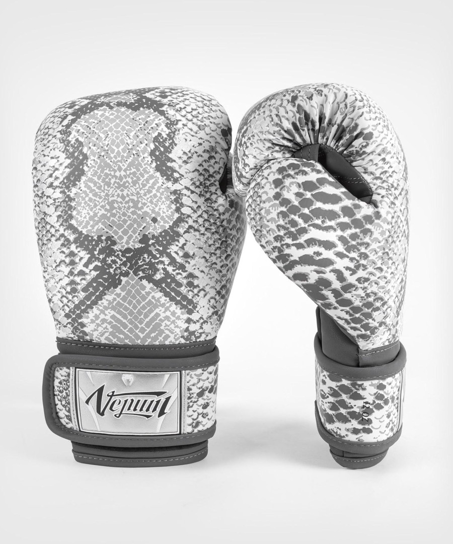 luvas de boxe venum white snake para mulheres - brancas