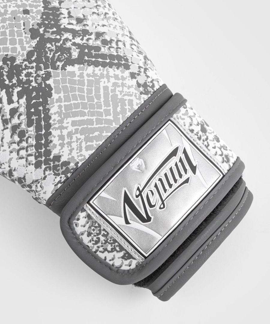 luvas de boxe venum white snake para mulheres - brancas