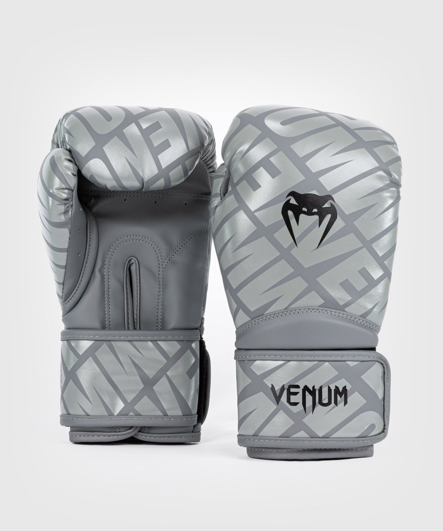 luvas de boxe venum contender 1.5 xt - cinzapreto