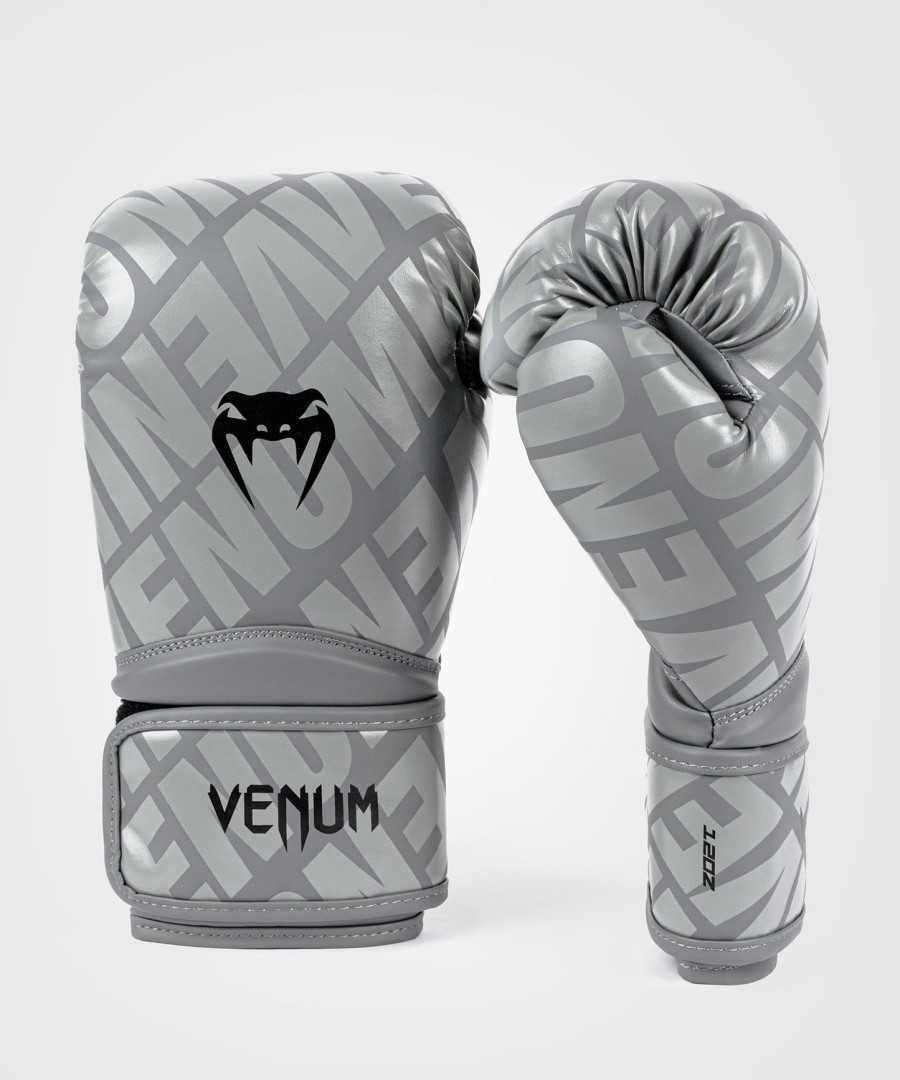 luvas de boxe venum contender 1.5 xt - cinzapreto