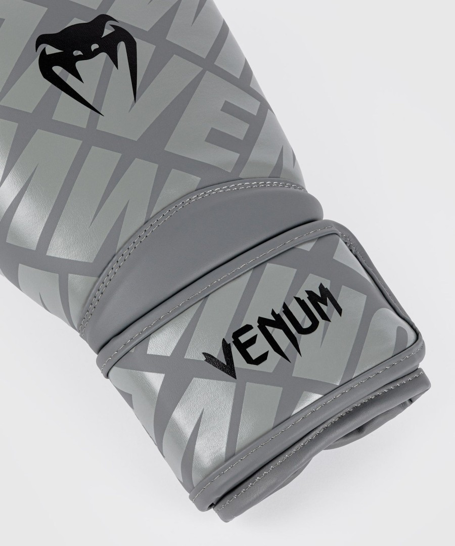 luvas de boxe venum contender 1.5 xt - cinzapreto