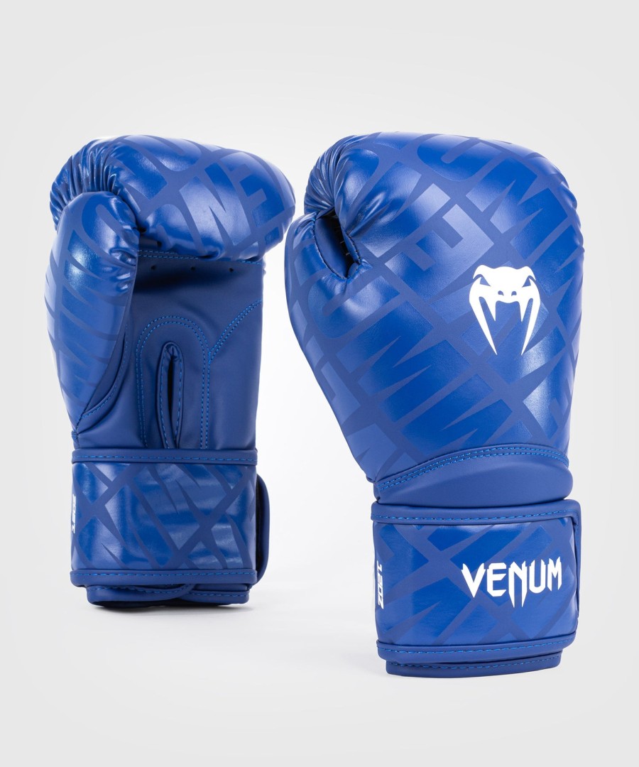 luvas de boxe venum contender 1.5 xt - brancoazul