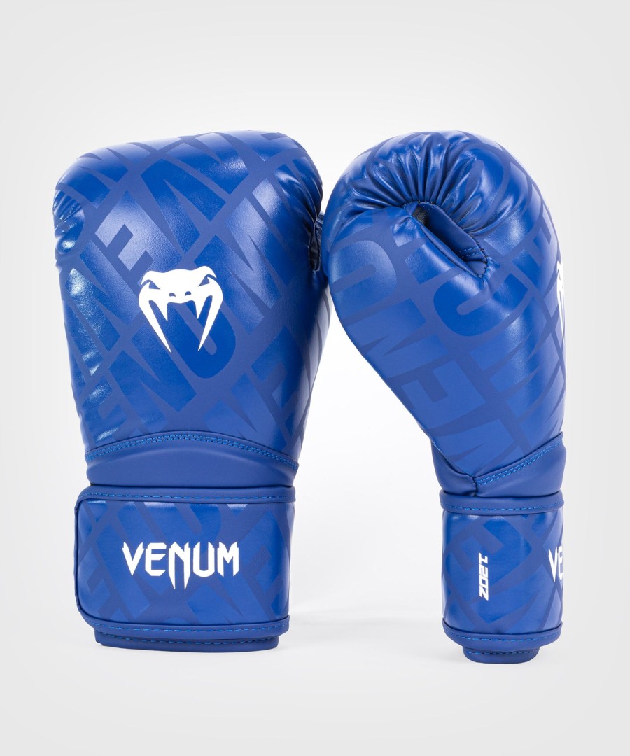 luvas de boxe venum contender 1.5 xt - brancoazul