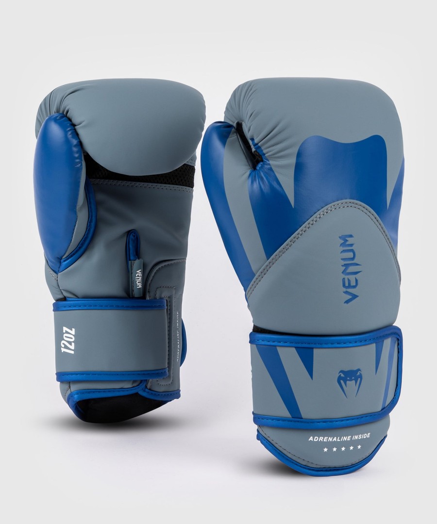 luvas de boxe venum challenger 4.0 - cinza pebble