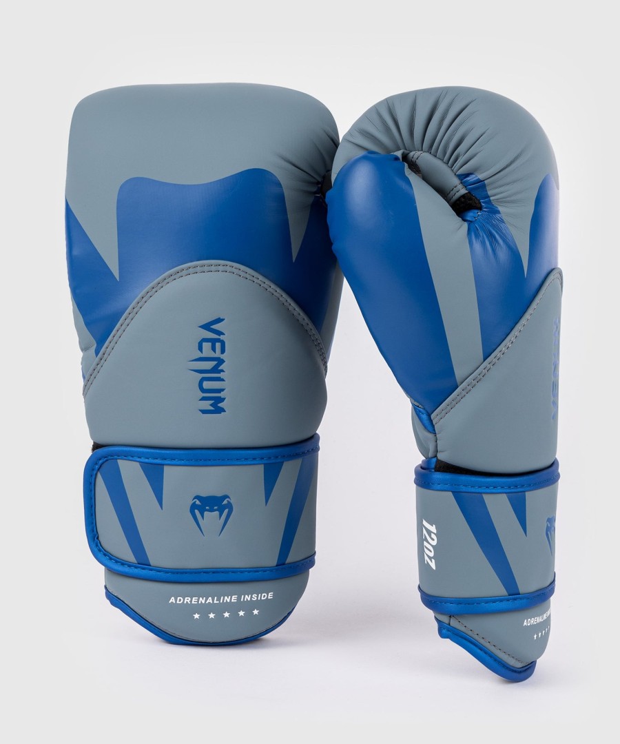 luvas de boxe venum challenger 4.0 - cinza pebble