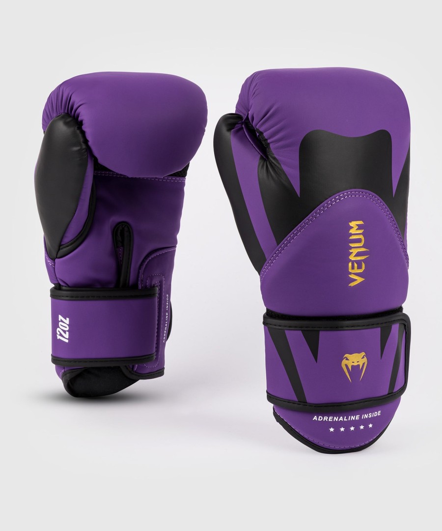 luvas de boxe venum challenger 4.0 - roxo escuro