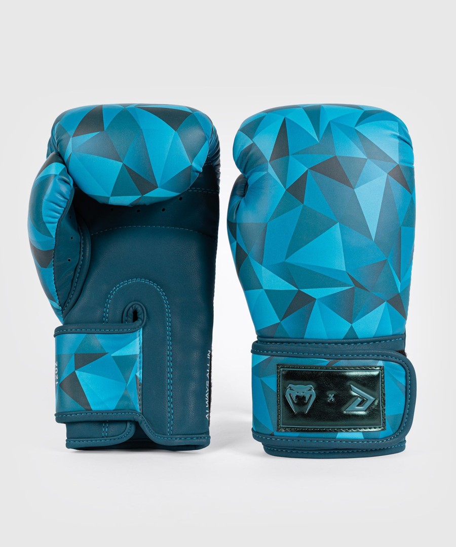 luvas de boxe venum x demi - azul azur