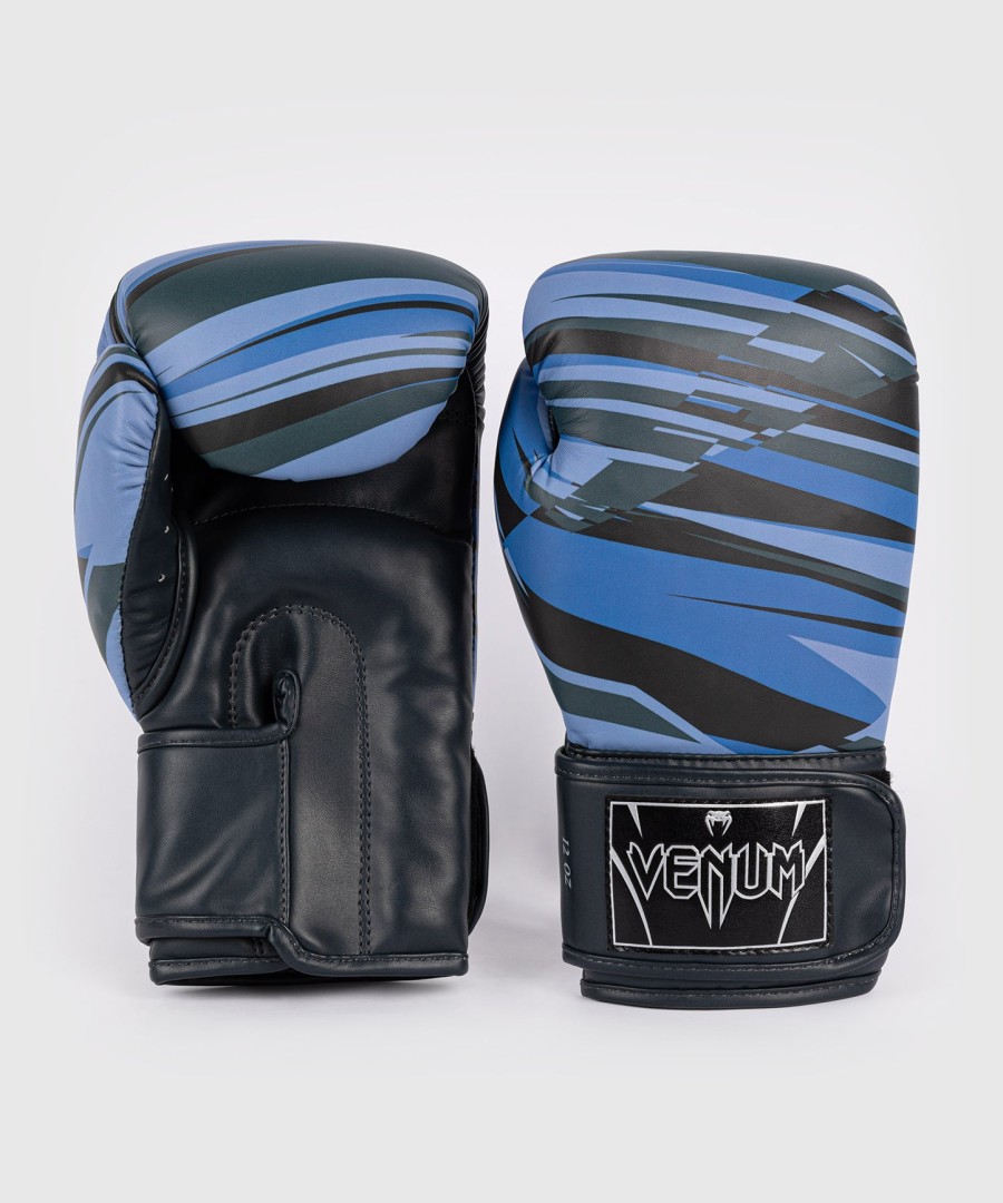 luvas de boxe venum abyss - azul sombra