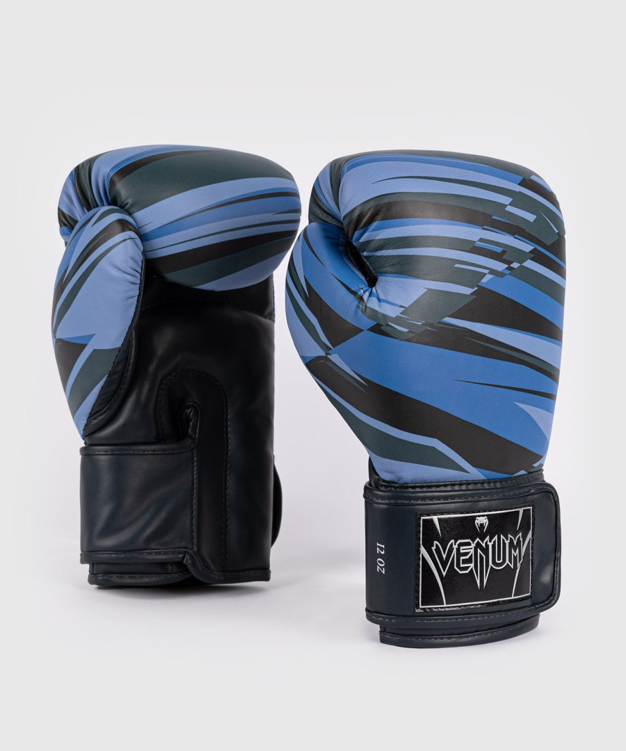 luvas de boxe venum abyss - azul sombra