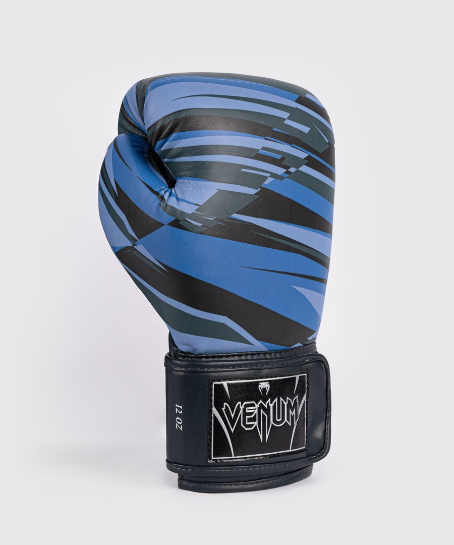 luvas de boxe venum abyss - azul sombra