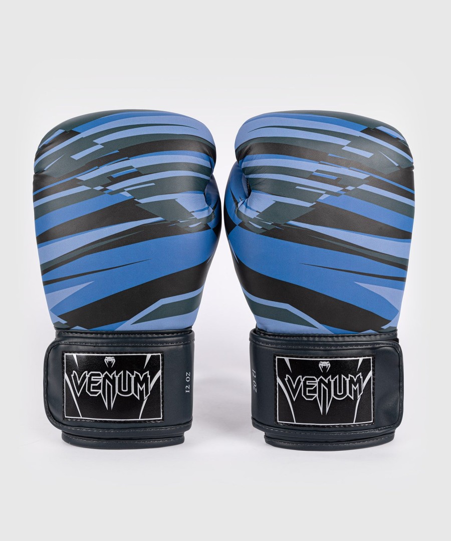 luvas de boxe venum abyss - azul sombra