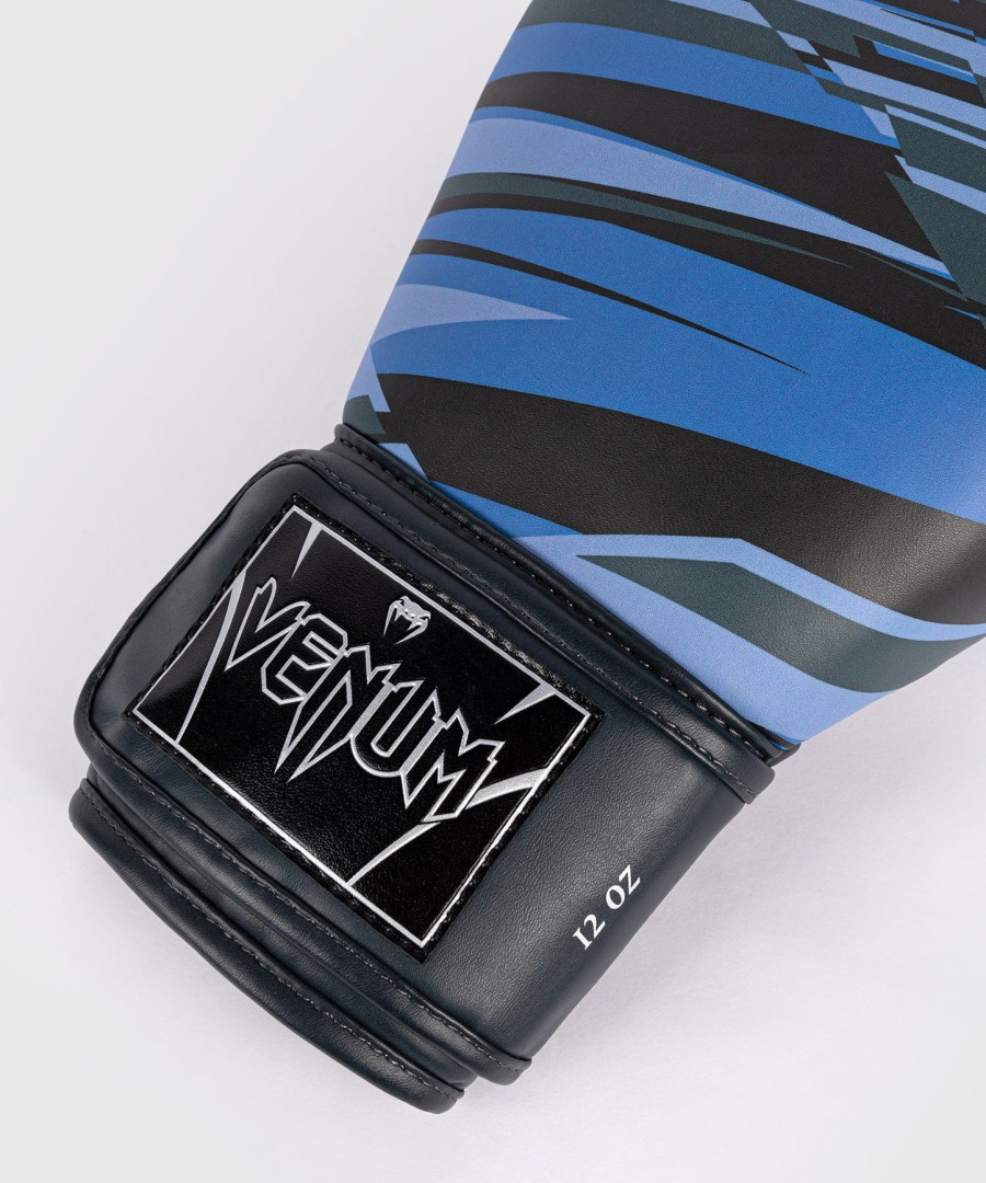 luvas de boxe venum abyss - azul sombra