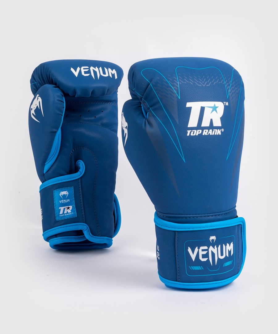 luvas de boxe venum x top rank original impact - azul marinho