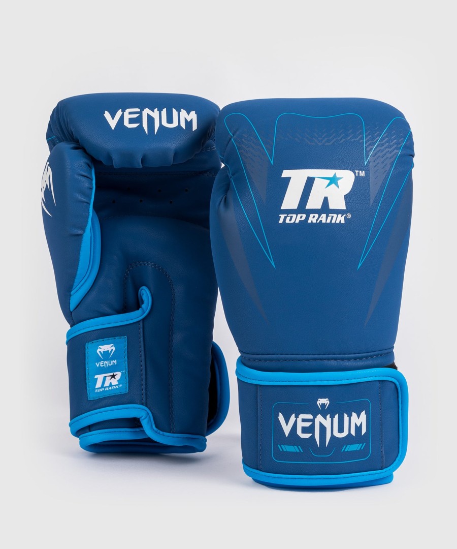 luvas de boxe venum x top rank original impact - azul marinho