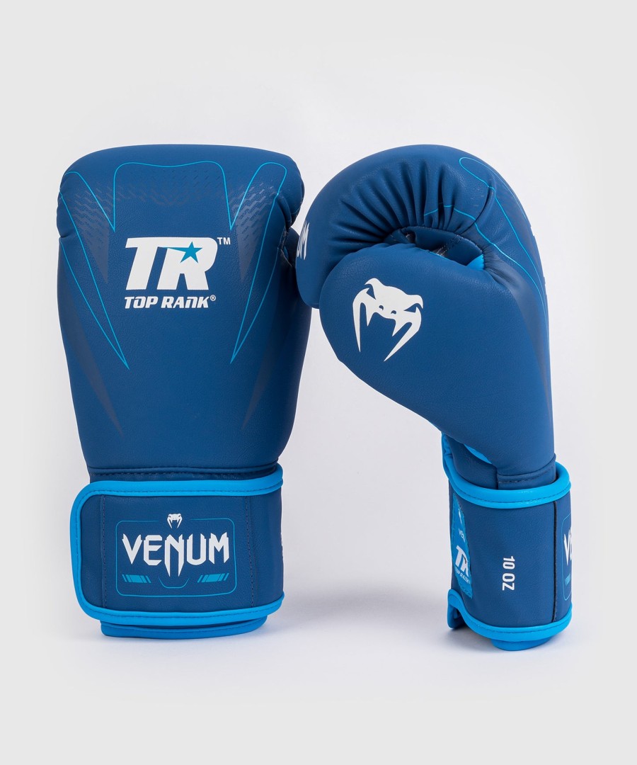 luvas de boxe venum x top rank original impact - azul marinho